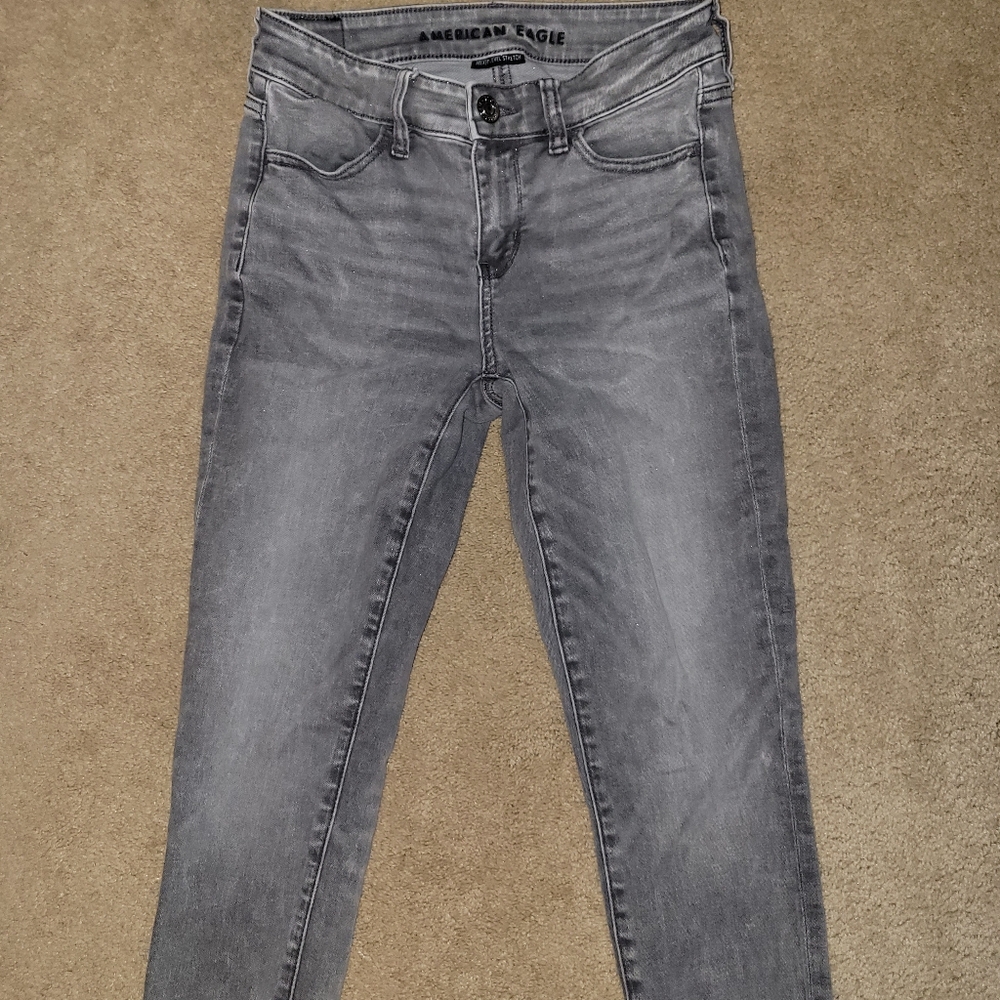 American Eagle Outfitters Women's Gray Jeans